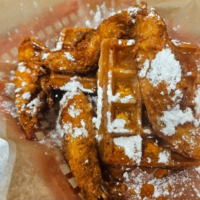 Chicken and Waffles.